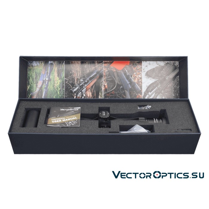 Оптический прицел Vector Optics Continental Tactical X8 2-16x44 SFP ED Zero Stop кольца 30мм
