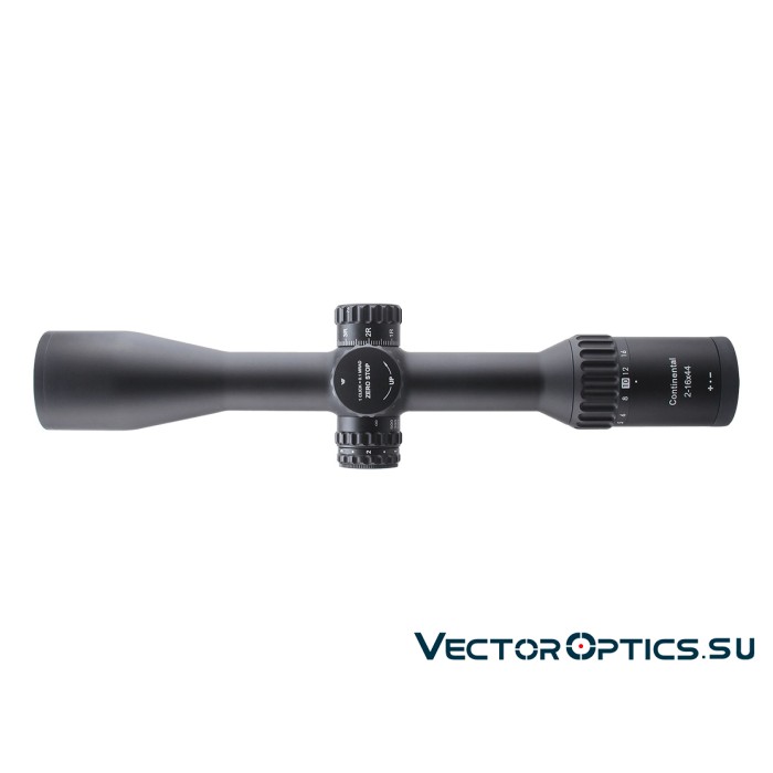 Оптический прицел Vector Optics Continental Tactical X8 2-16x44 SFP ED Zero Stop кольца 30мм